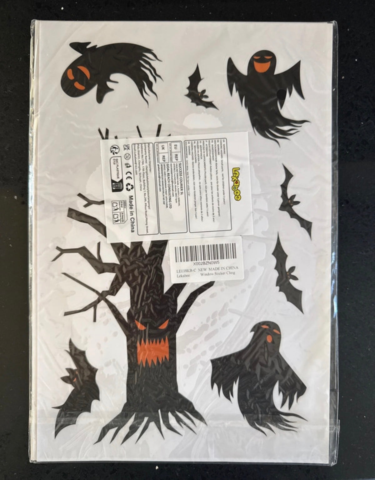 Halloween Window Stickers - 9 Pack