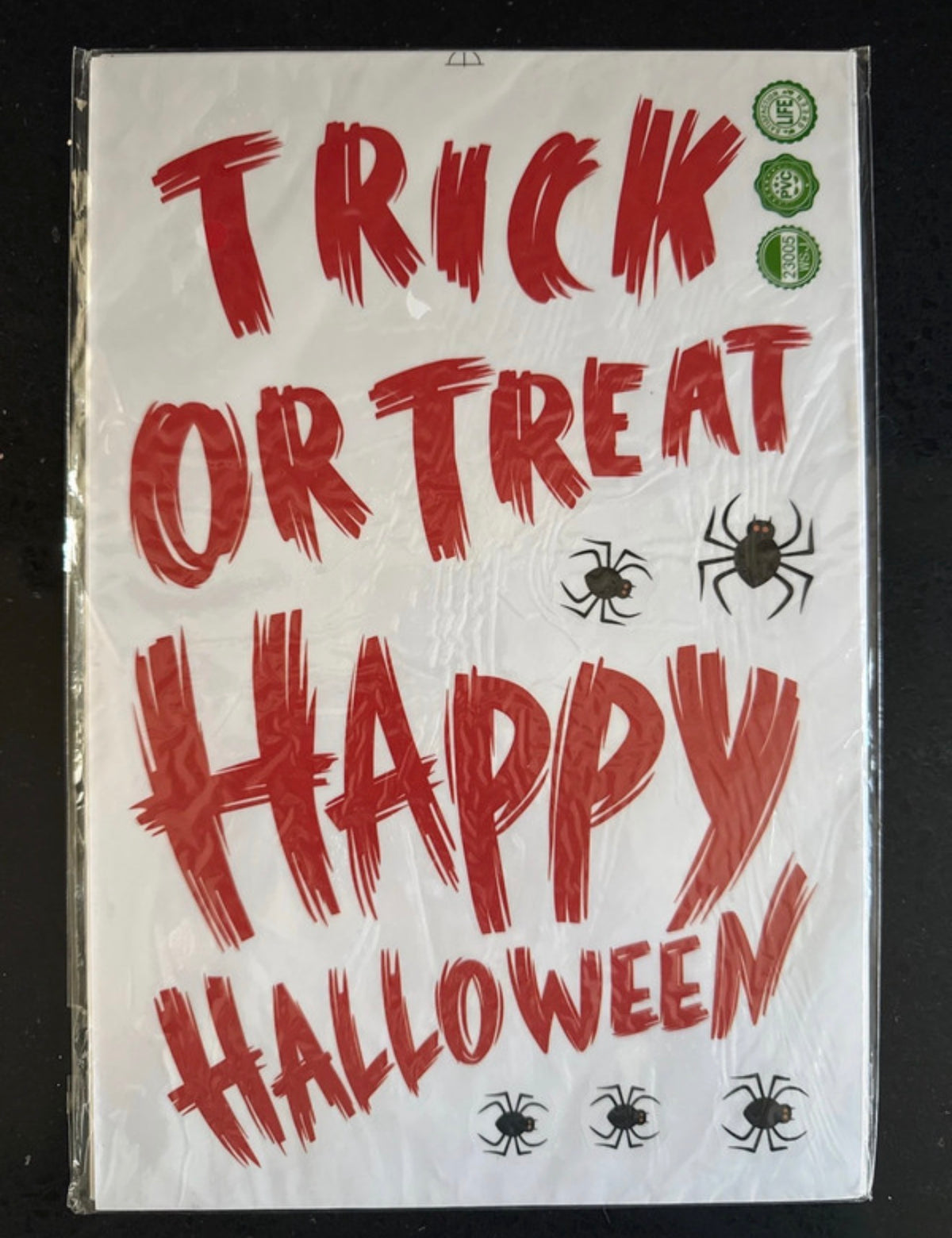 Halloween Window Stickers - 9 Pack