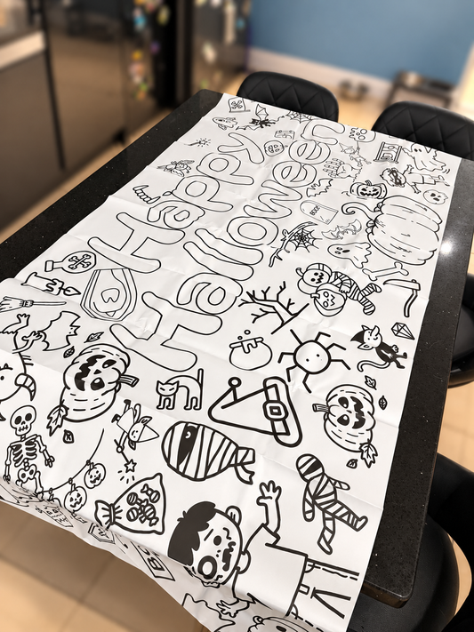 Halloween Colouring Tablecloth – 76 x 132cm