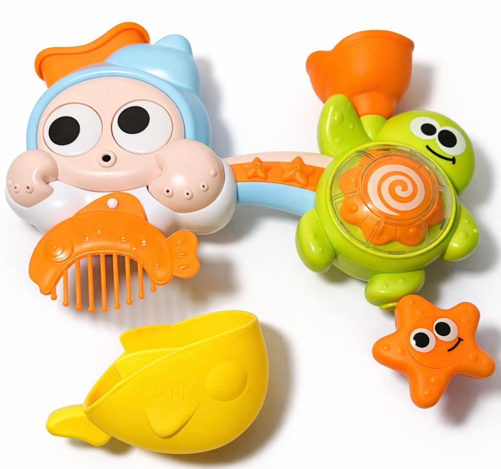 Ocean Animal colourful bath toy set