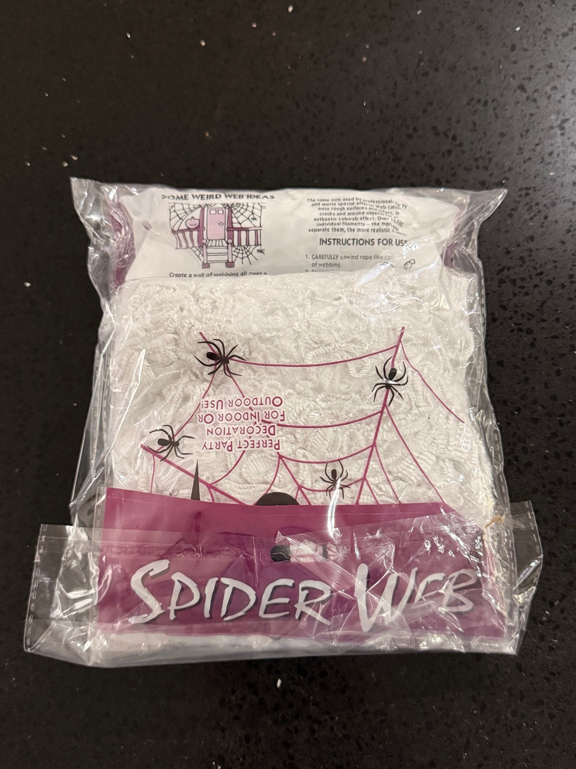 2 Pack Large Halloween Spider Web Decoration